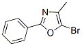 5-溴-4-甲基-2-苯基-1,3-噁唑结构式_21354-98-3结构式
