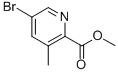 5-溴-3-甲基-2-吡啶羧酸甲酯结构式_213771-32-5结构式