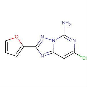 7-氯-2-呋喃-2-基[1,2,4]噻唑并[1,5-c]嘧啶-5-胺结构式_213896-64-1结构式