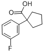 1-(3-氟苯基)环戊甲酸结构式_214262-97-2结构式