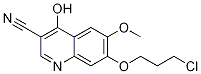 7-(3-Chloropropoxy)-4-hydroxy-6-methoxyquinoline-3-carbonitrile Structure,214470-66-3Structure
