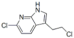 6-氯-3-(2-氯乙基)-1H-吡咯并[2,3-b]吡啶结构式_214603-97-1结构式
