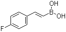 反式-2-(4-氟苯基)乙烯基硼酸结构式_214907-24-1结构式