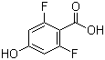 2,6-二氟-4-羟基苯甲酸结构式_214917-68-7结构式