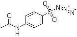 4-乙酰氨基苯磺酰叠氮结构式_2158-14-7结构式