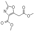 5-(2-甲氧基-2-氧代乙基)-2-甲基噁唑-4-羧酸甲酯结构式_215808-73-4结构式