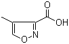 4-Methylisoxazole-3-carboxylic acid Structure,215872-46-1Structure