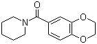 (2,3-二氢苯并[b][1,4]二噁英-6-基)(哌啶-1-基)甲酮结构式_215923-54-9结构式