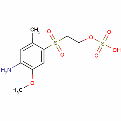 2-[(4-氨基-5-甲氧基-2-甲基苯基)磺酰基]氢化硫酯结构式_21635-69-8结构式