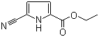 5-氰基-1H-吡咯-2-羧酸乙酯结构式_21635-99-4结构式