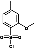 2-Methoxy-4-methylbenzenesulfonyl chloride Structure,216394-11-5Structure
