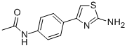 N-(4-(4-氨基-3,5-噻唑)苯基)乙酰胺结构式_21674-96-4结构式