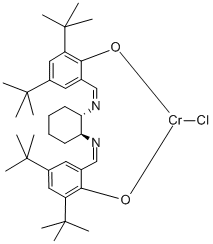 (1S,2S)-(+)-〔1,2-环己烷二氨基-N,N′-双(3,5-二丁基亚水杨基)铬(Ⅲ)氯化物结构式_219143-92-7结构式