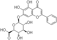 黄芩素结构式_21967-41-9结构式