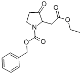 3-氧代-1-[(苯基甲氧基)羰基]-2-吡咯烷乙酸乙酯结构式_219841-93-7结构式