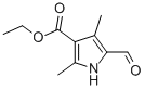 2,4-二甲基-5-醛基-1H-吡咯-3-甲酸乙酯结构式_2199-59-9结构式