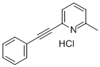 2-甲基-6-苯基乙炔基吡啶盐酸盐结构式_219911-35-0结构式