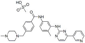 甲磺酸伊马替尼结构式_220127-57-1结构式