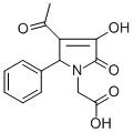 (3-乙酰基-4-羟基-5-氧代-2-苯基-2,5-二氢-吡咯-1-基)-乙酸结构式_220128-11-0结构式
