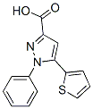 1-苯基-5-(2-噻吩基)-1H-吡唑-3-羧酸结构式_220192-02-9结构式