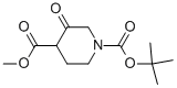 3-氧代-1,4-哌啶二羧酸 1-(1,1-二甲基乙基) 4-甲酯结构式_220223-46-1结构式