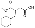 (S)-(-)-2-(环己基甲基)-1-琥珀酸甲酯结构式_220497-69-8结构式