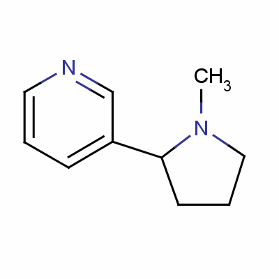 (+/-)-烟碱结构式_22083-74-5结构式
