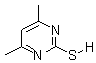 4,6-二甲基-2-巯基嘧啶结构式_22325-27-5结构式