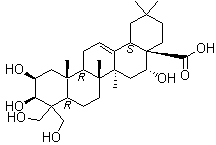 桔梗皂苷元对照品结构式_22327-82-8结构式