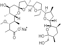 莫能霉素钠盐结构式_22373-78-0结构式