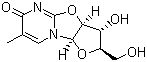 2,2-脱水-5-甲基尿苷结构式_22423-26-3结构式