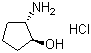 顺式-(1S,2R)-2-氨基环戊醇盐酸盐结构式_225791-13-9结构式