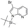 3-溴-1-[(1,1-二甲基乙基)二甲基甲硅烷基]-1H-吡咯并[2,3-b]吡啶结构式_226085-15-0结构式