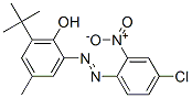 2-(2’-硝基-4’-氯苯偶氮)-4-甲基-6-叔丁基酚结构式_22617-04-5结构式