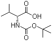 Boc-D-缬氨酸结构式_22838-58-0结构式
