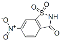 6-硝基-1,2-苯并异噻唑啉-3-酮 1,1-二氧化物结构式_22952-24-5结构式
