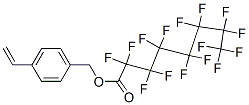 全氟辛酸-4-乙烯基苄酯结构式_230295-06-4结构式