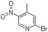 2-溴-4-甲基-5-硝基吡啶结构式_23056-47-5结构式