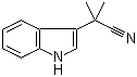 α,α-二甲基-1H-吲哚-3-乙腈结构式_23078-29-7结构式