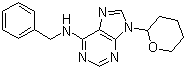 N-苄基-9-(四氢-2H-吡喃-2-基)腺嘌呤结构式_2312-73-4结构式