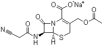 头孢乙腈钠结构式_23239-41-0结构式