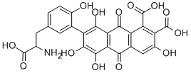 紫胶色酸C结构式_23241-56-7结构式