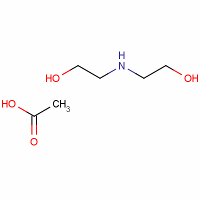 Bis(2-hydroxyethyl)ammonium acetate Structure,23251-72-1Structure