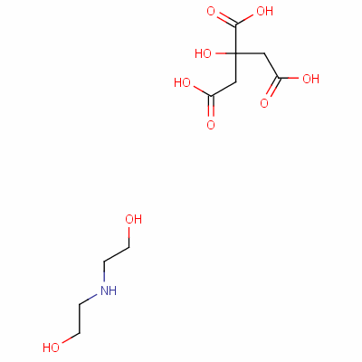 二[2-羟基乙基]铵柠檬酸二氢盐结构式_23349-61-3结构式