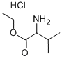 DL-缬氨酸乙酯盐酸盐结构式_23358-42-1结构式