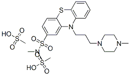 甲磺酸硫达唑嗪结构式_2347-80-0结构式