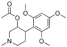 1-甲基-4-(2,4,6-三甲氧基苯基)哌啶-3-基 乙酸酯结构式_234771-36-9结构式
