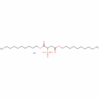1,4-二癸基磺酸基琥珀酸酯钠盐结构式_23524-64-3结构式