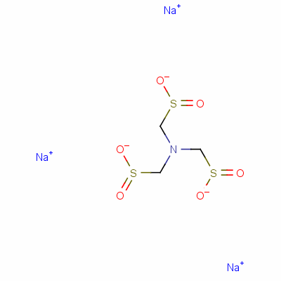 次氮基三甲烷亚磺酸三钠盐结构式_23714-12-7结构式