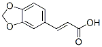 3,4-(亚甲二氧)肉桂酸结构式_2373-80-0结构式